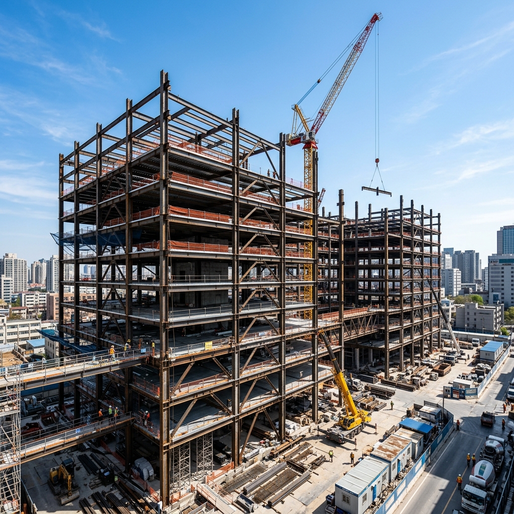 Commercial property under construction